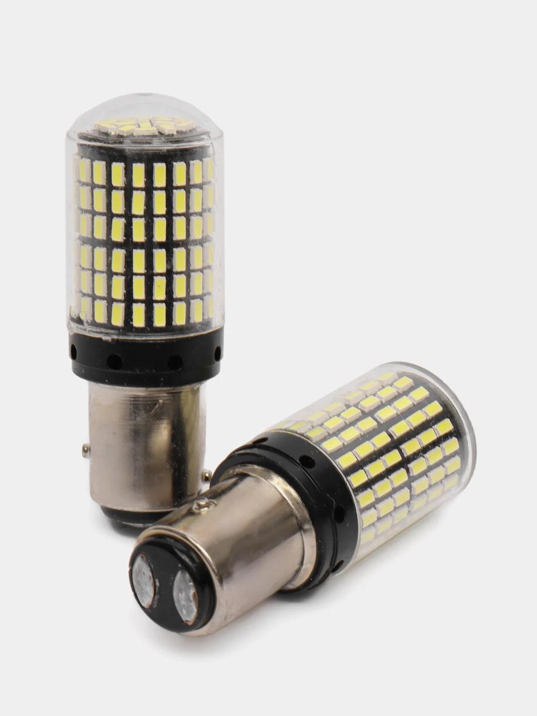 Светодиодная лампа СТОП СИГНАЛА И ГАБАРИТА 1157 144 smd 3014 белый 12 вольт(2шт.) (P21/5W)