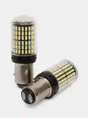 Светодиодная лампа СТОП СИГНАЛА И ГАБАРИТА 1157 144 smd 3014 белый 12 вольт(2шт.) (P21/5W)