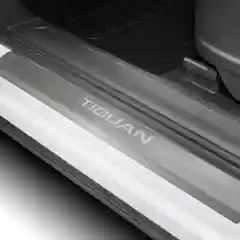 Накладки на пороги AutoMax для Volkswagen Tiguan II 2016-2020 2020-н.в., 4 шт., AMVWTIG01