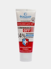 ФЕЛЬДШЕР Салициловый бальзам для ног "МикозOFF" 14% мочевина и Octopirox  75мл