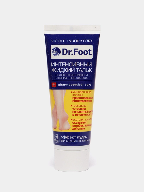Жидкий тальк для ног Dr.Foot, 75 мл