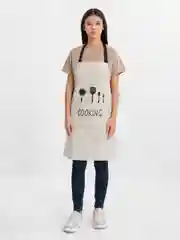 Молочный фартук кухонный универсальный, рабочий