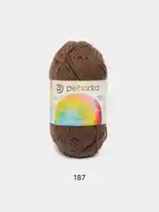 Шоколадный пряжа Пехорка Детская новинка, акрил, 50 г, 200 м