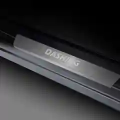 Накладки на пороги Rival Jetour Dashing 2022-н.в, нерж. сталь, с надписью, 4 шт, NP.0905.3