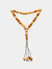 Медный четки мусульманские, Тасбих, 33 штуки (24 см)