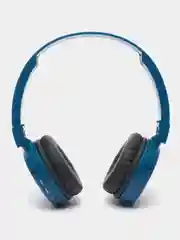 Голубой беспроводные наушники с микрофоном (гарнитура Bluetooth 5.0, накладные)