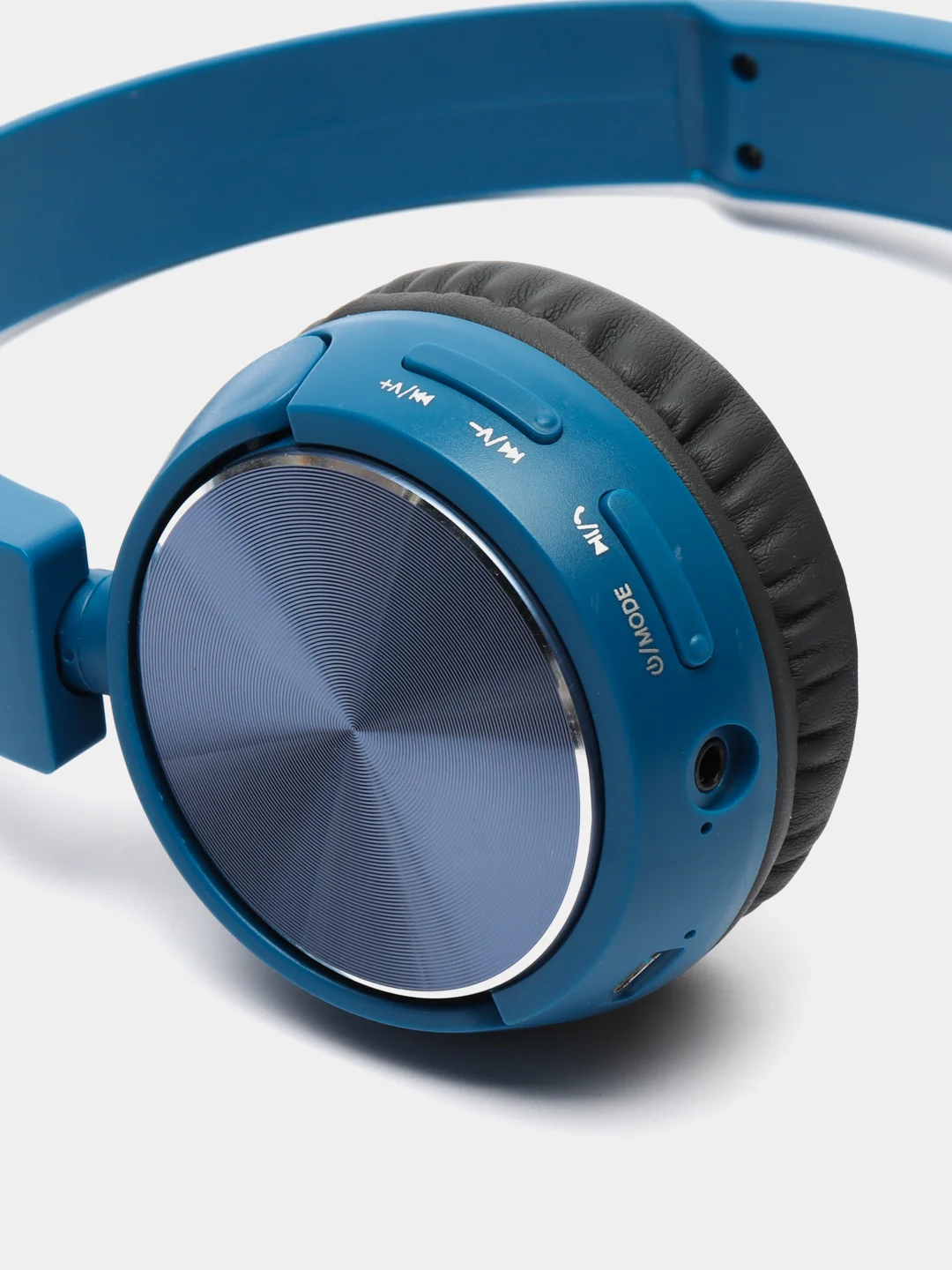 Голубой беспроводные наушники с микрофоном (гарнитура Bluetooth 5.0, накладные)