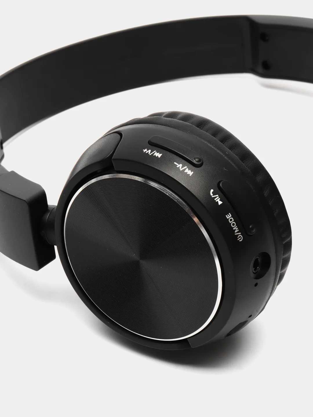 Черный беспроводные наушники с микрофоном (гарнитура Bluetooth 5.0, накладные)