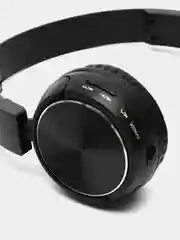 Черный беспроводные наушники с микрофоном (гарнитура Bluetooth 5.0, накладные)