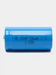 Аккумуляторная батарея (аккумулятор) универсальный Li-ion 16340/CR123A, 3,7V, 700 mAh