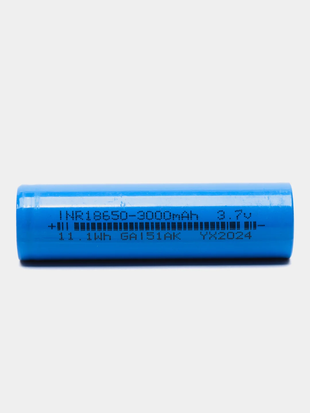 Аккумуляторная батарея (аккумулятор) 18650, 3.7В, 3000mAH с плоским верхом