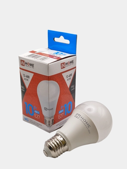 Лампа светодиодная низковольтная LED-MO-PRO 10Вт 12-48В Е27 4000К/6500К IN HOME
