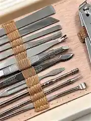 Белый набор для маникюра и педикюра "Всё в одном", 4, 6, 7, 12, 18 предметов