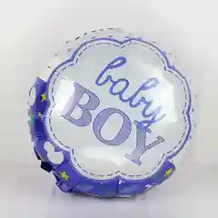 Фуксия фольгированный воздушный шар. Baby Boy и Baby Girl