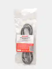 Удлинитель кабеля питания REXANT DC гнездо-штекер (2,1х5,5мм) 1,5 м/ 3м 0,5A