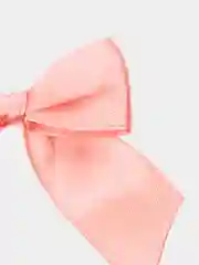 Кораллово-розовый декоративный элемент бант
