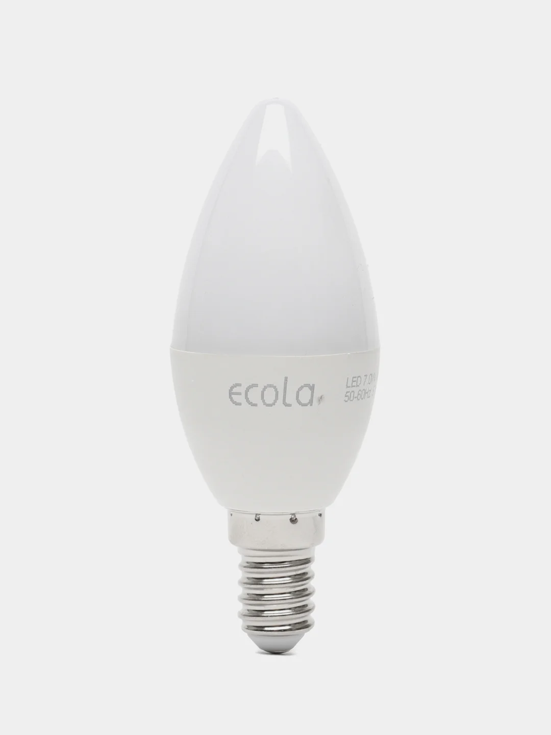 Светодиодная лампочка Ecola candle LED 7/8/9/10Вт E14 4000K/6000K свеча (композит) 100x37