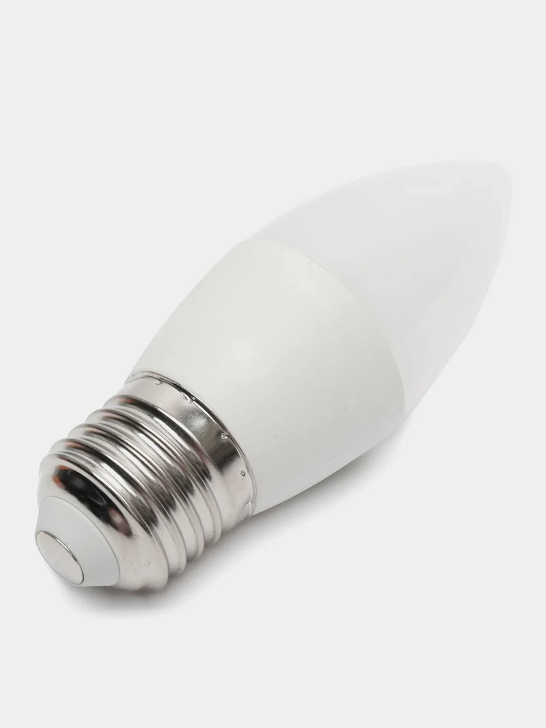 Светодиодная лампочка Ecola candle LED 7/8/9/10Вт E27 4000K/6000K свеча (композит) 100x37