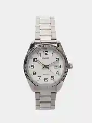 Серый металлик часы наручные Casio Collection  LTP-1335 / LTP-1302