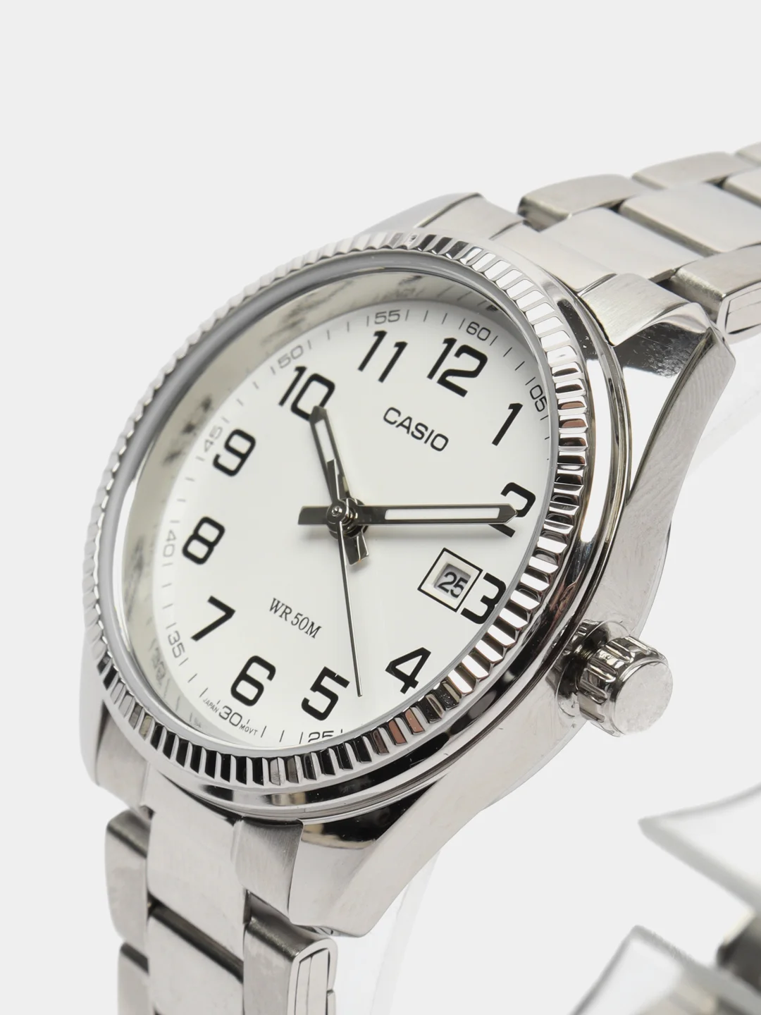 Серый металлик часы наручные Casio Collection LTP-1335 / LTP-1302