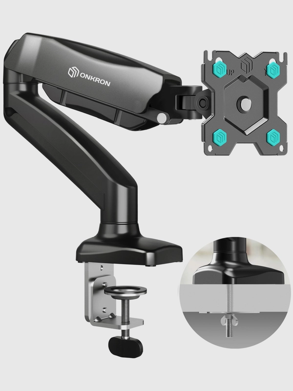 Кронштейн для монитора 13"-32" Onkron G80 настольный, до 8 кг, газлифт
