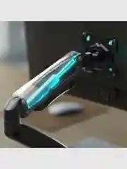 Белый кронштейн для монитора 13"-32" Onkron G80 настольный, до 8 кг, газлифт