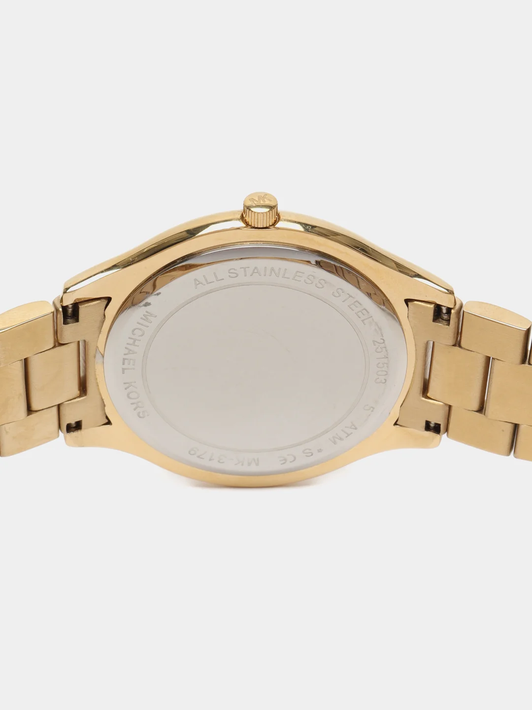 Желтый наручные женские часы Michaell Kors