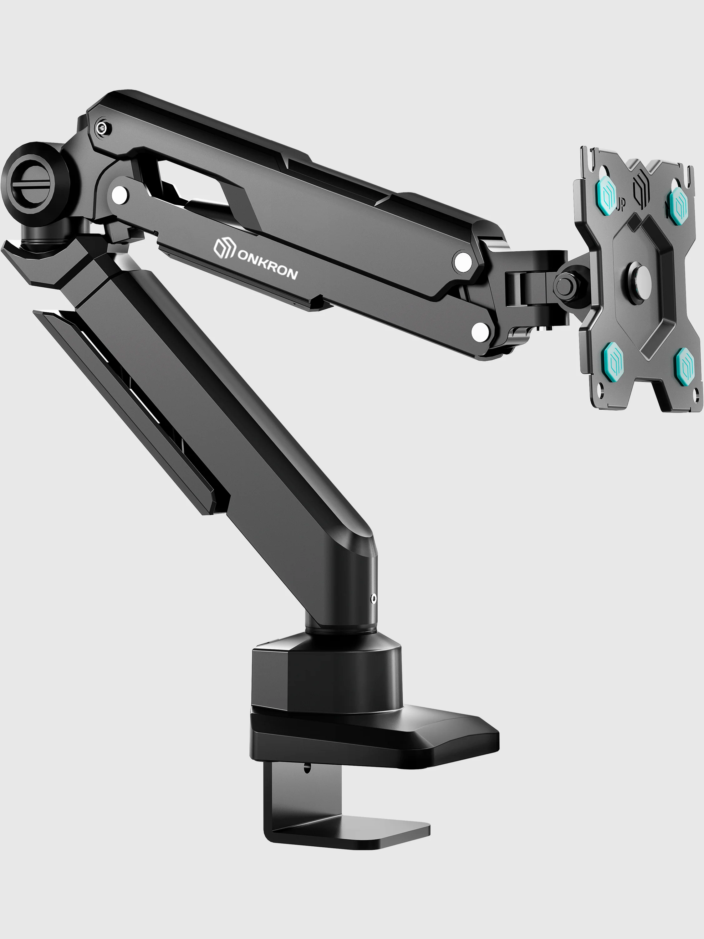 Черный кронштейн для монитора 13"-34" ONKRON G90 настольный, до 10 кг, черный