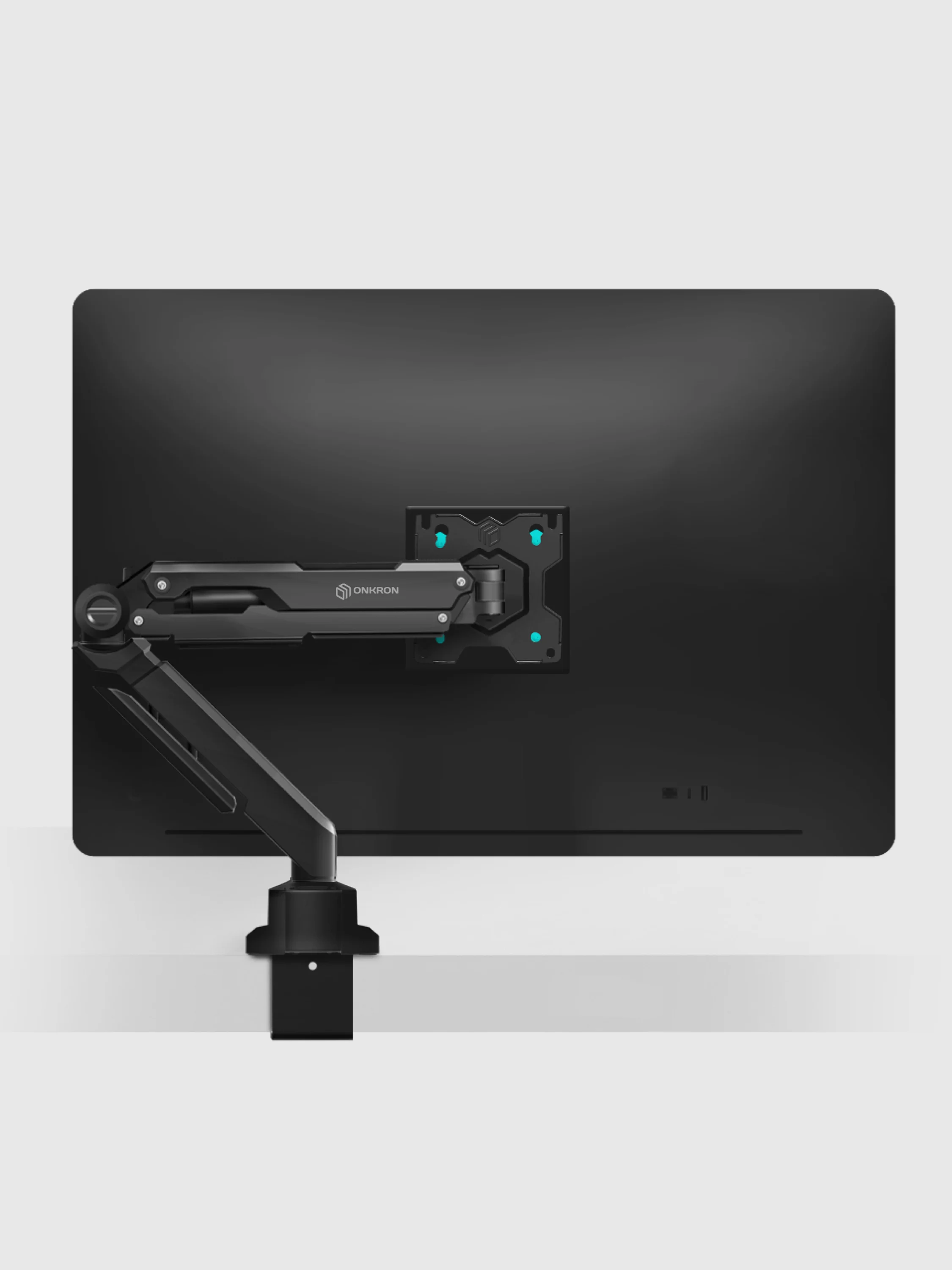 Черный кронштейн для монитора 13"-34" ONKRON G90 настольный, до 10 кг, черный