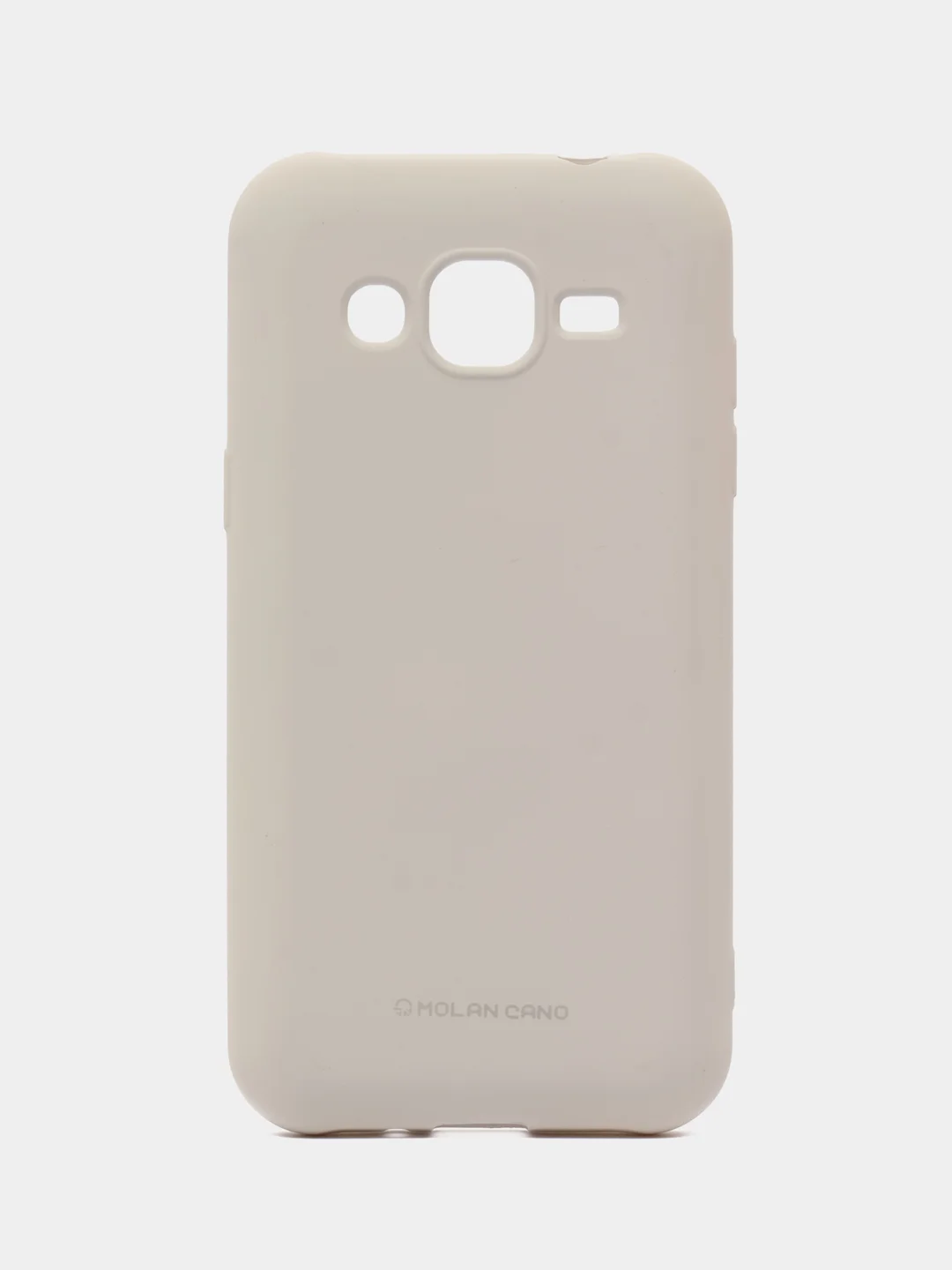 Серый силиконовый чехол для Samsung Galaxy J2 SM-J200H/DS бампер Hana Molan Cano для смартфона