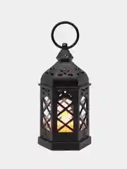 Ночник-свеча декоративный, настольный, средневековый стиль, LED, 12 см