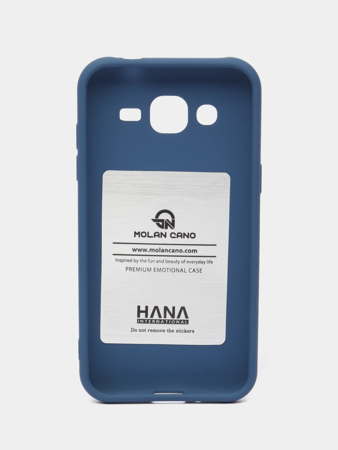 Синий силиконовый чехол для Samsung Galaxy J2 SM-J200H/DS бампер Hana Molan Cano для смартфона