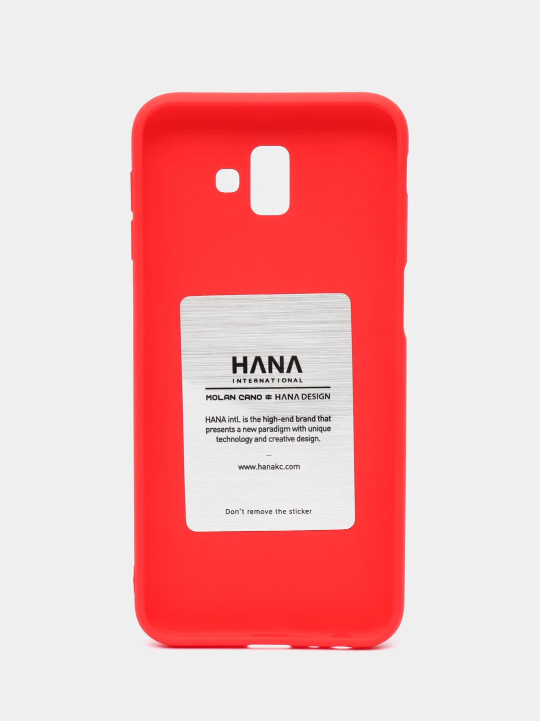 Красный силиконовый чехол для Samsung J6 Prime, J6 Plus Hana Molan Cano, бампер для смартфона