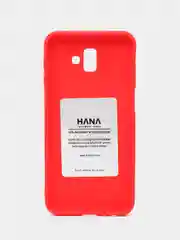 Красный силиконовый чехол для Samsung J6 Prime, J6 Plus Hana Molan Cano, бампер для смартфона