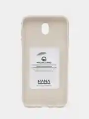 Серый силиконовый чехол для Samsung J7 2017 / J730 Hana Molan Cano, бампер для смартфона