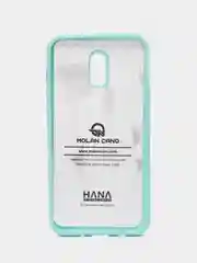Бирюзовый силиконовый чехол для Samsung J7 Plus SM-C710F/DS Hana Molan Cano, бампер для смартфона