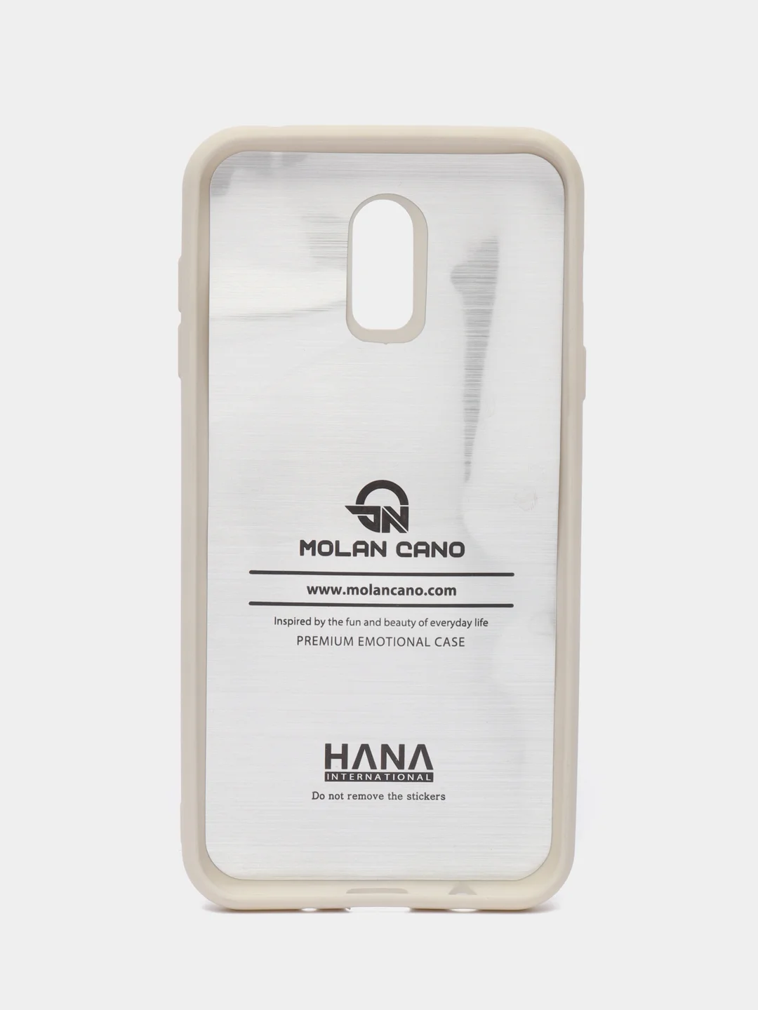 Серый силиконовый чехол для Samsung J7 Plus SM-C710F/DS Hana Molan Cano, бампер для смартфона