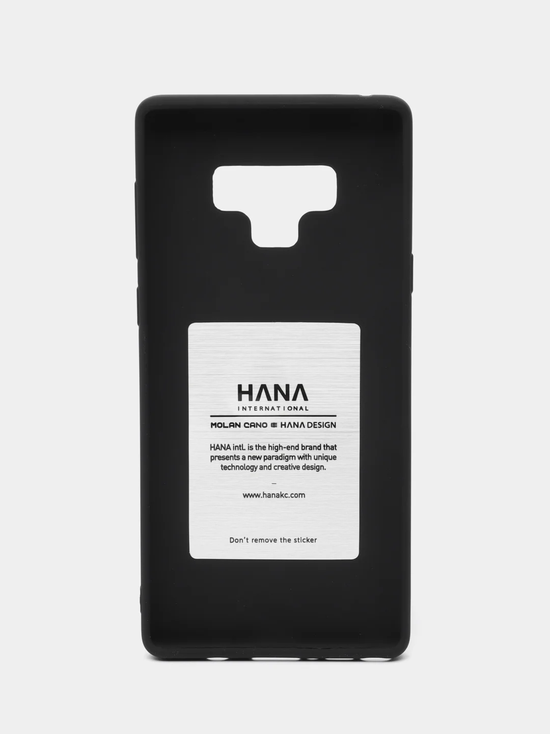 Черный силиконовый чехол для Samsung Galaxy Note 9 / SM-N960 бампер Hana Molan Cano для смартфона