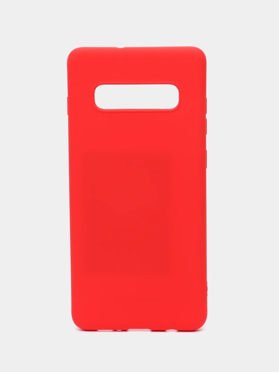 Красный силиконовый чехол для Samsung Galaxy S10+ plus / SM-G975 бампер Hana Molan Cano