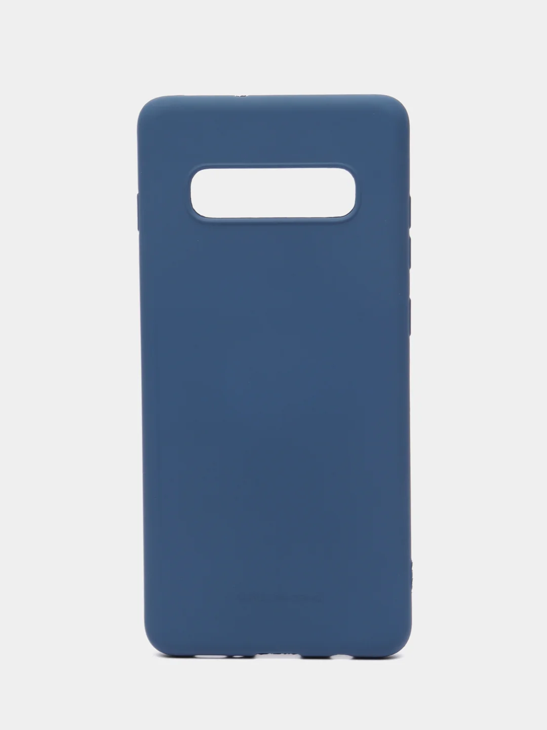 Синий силиконовый чехол для Samsung Galaxy S10+ plus / SM-G975 бампер Hana Molan Cano