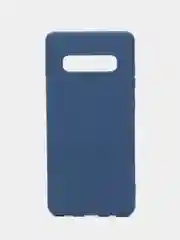 Синий силиконовый чехол для Samsung Galaxy S10+ plus / SM-G975 бампер Hana Molan Cano