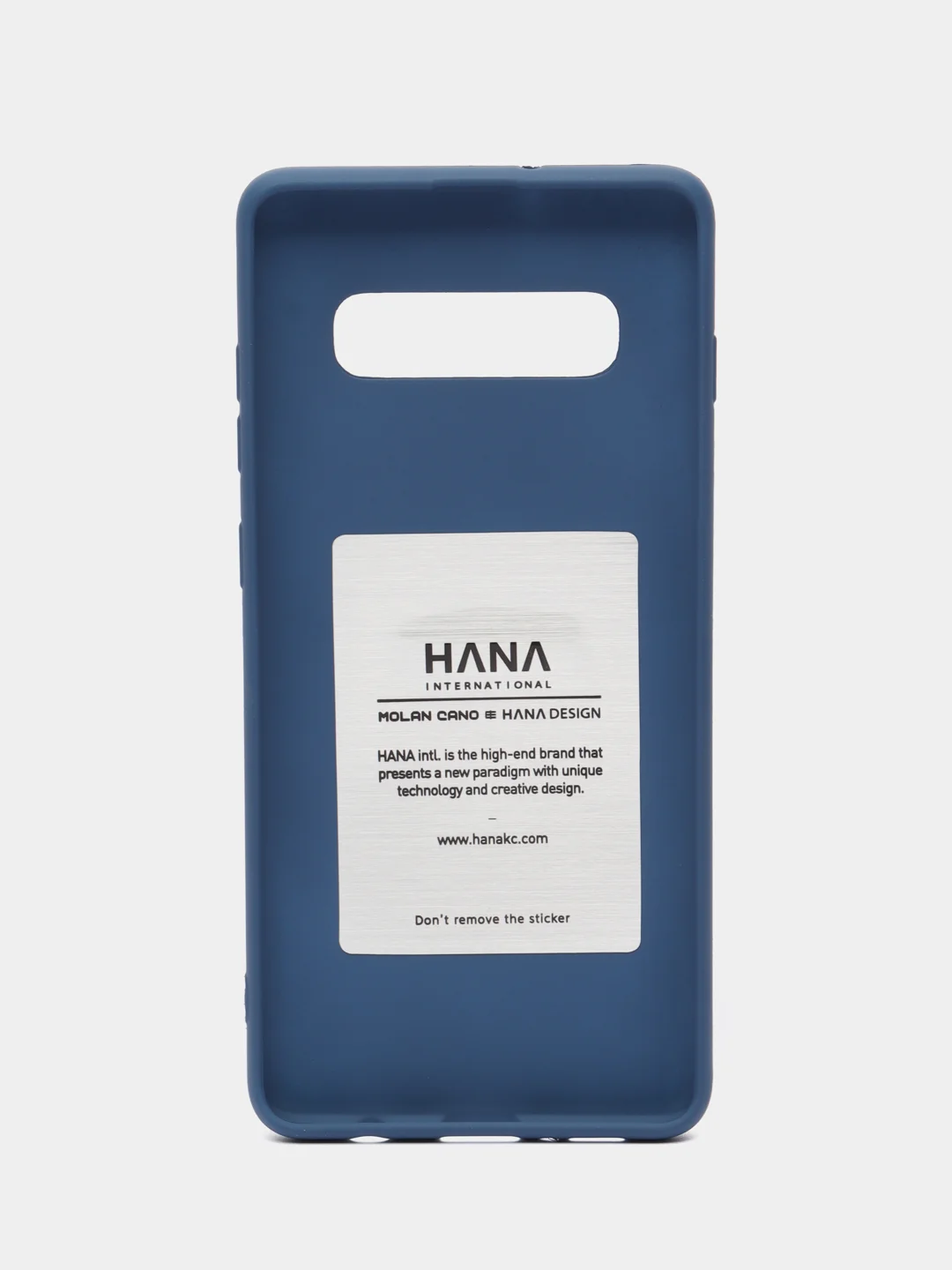 Синий силиконовый чехол для Samsung Galaxy S10+ plus / SM-G975 бампер Hana Molan Cano
