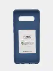 Синий силиконовый чехол для Samsung Galaxy S10+ plus / SM-G975 бампер Hana Molan Cano