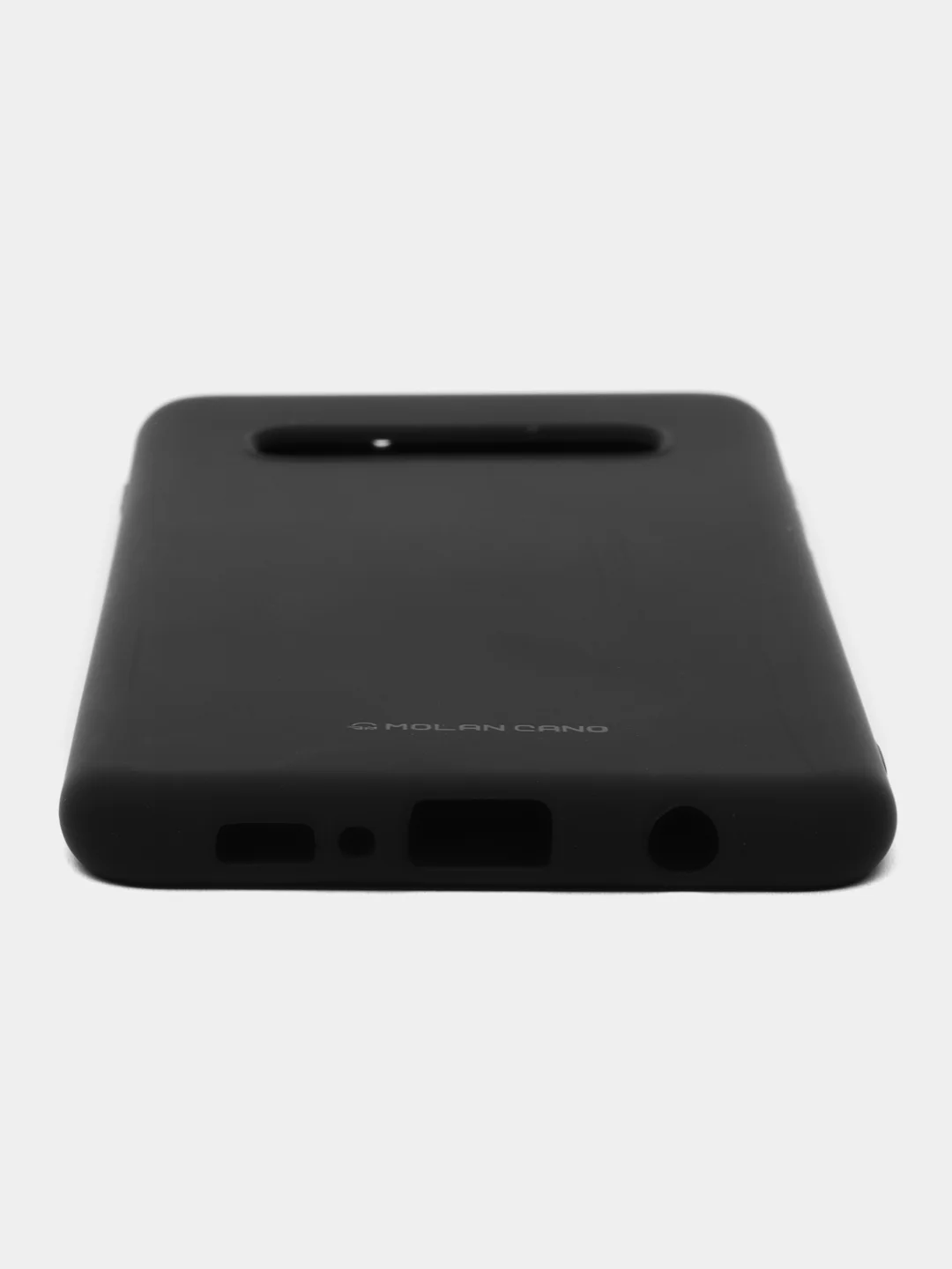 Черный силиконовый чехол для Samsung Galaxy S10+ plus / SM-G975 бампер Hana Molan Cano
