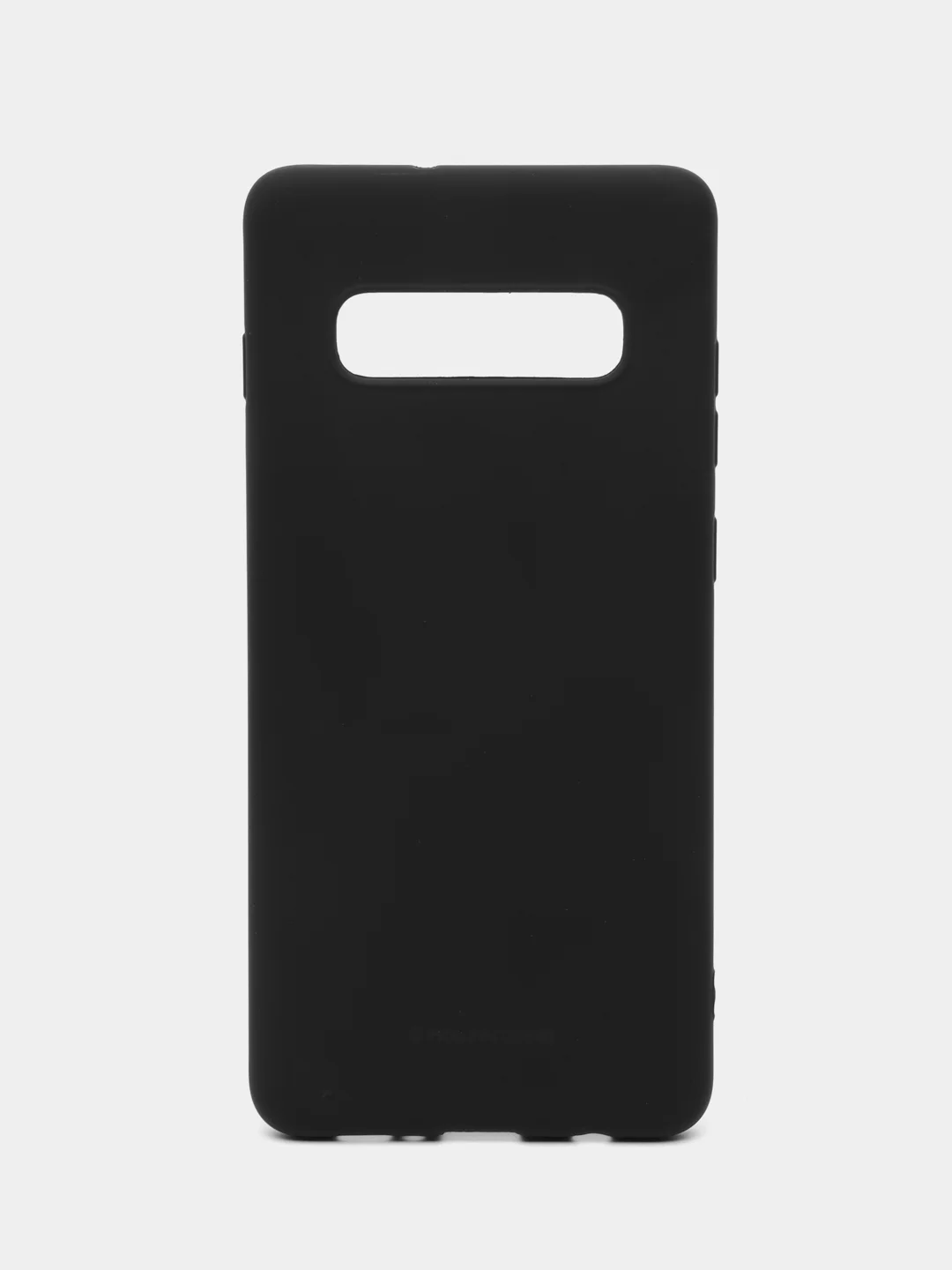 Черный силиконовый чехол для Samsung Galaxy S10+ plus / SM-G975 бампер Hana Molan Cano