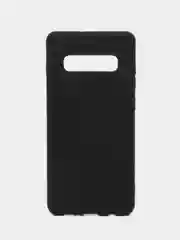 Черный силиконовый чехол для Samsung Galaxy S10+ plus / SM-G975 бампер Hana Molan Cano