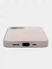 Бежевый меланж чехол для iPhone 12, со стеклянной панелью и защитой камеры