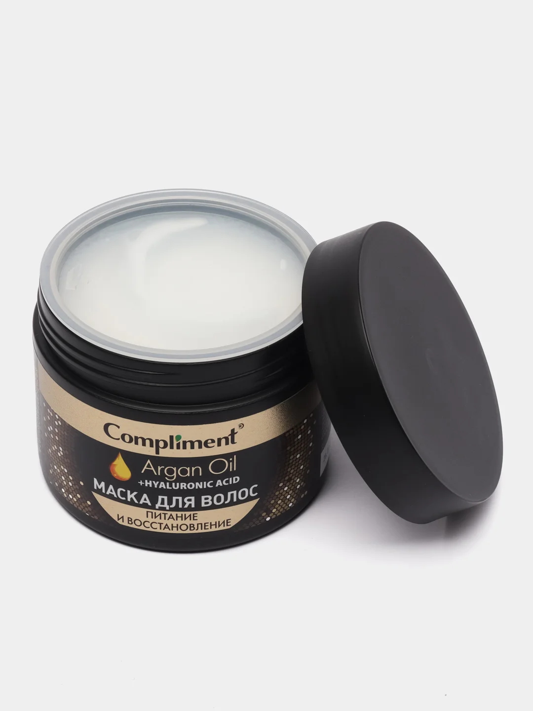 Маска для поврежденных волос Питание Argan Oil+ Hyaluronic Acid Compliment, 300 мл