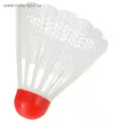 Воланчик для бадминтона, цвет белый, по 1, 2, 3, 5 штук