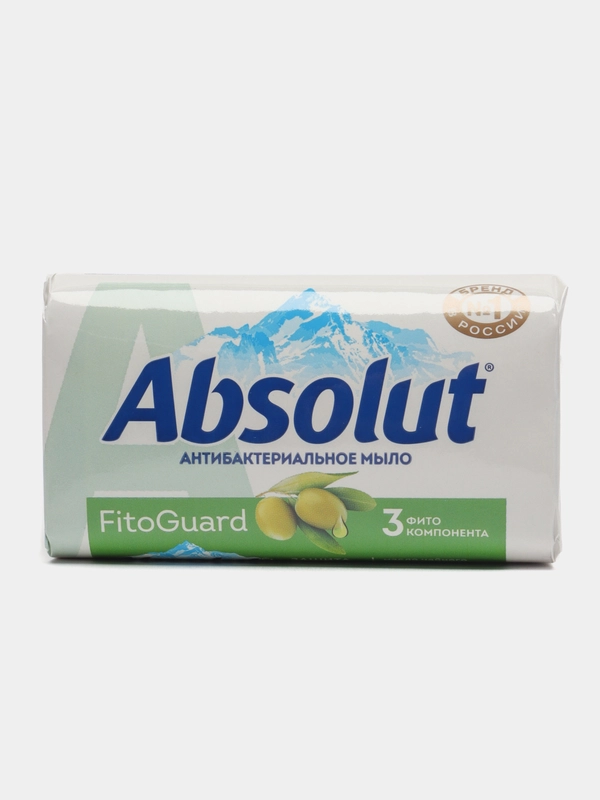 Мыло туалетное Absolut, 90 грамм / Мыло мужское / пантенол мыло Абсолют / подарок 8 марта